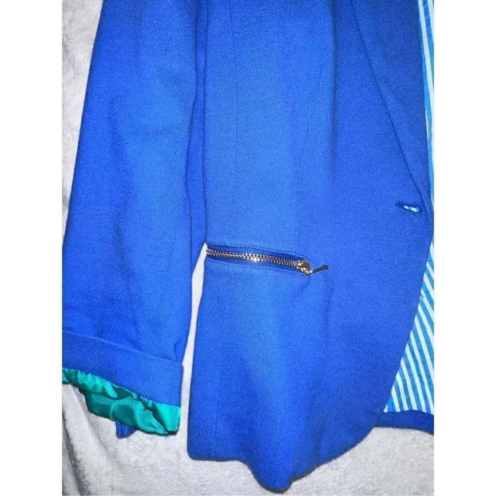 Zara jacket women’s size M Royal blue